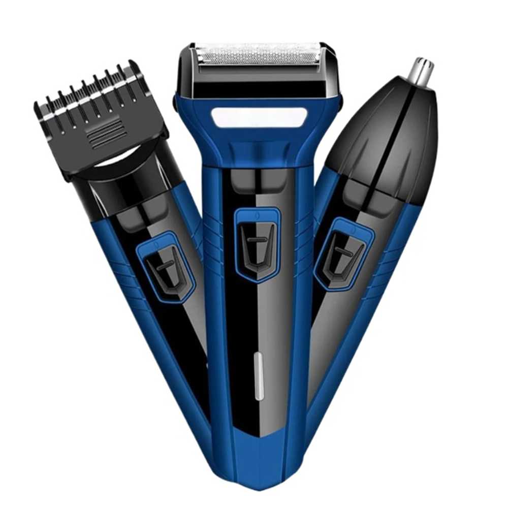 3 in 1 Professional Rechargeable Hair Clipper Trimmer & Shaver
