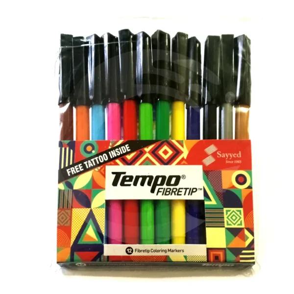 Tempo Marker Mix Color pack Of 12 [PD]