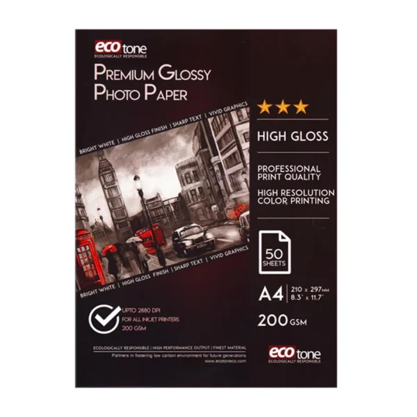 Ecotone Single Side Photo Paper A4 200g [RS][1Pack]