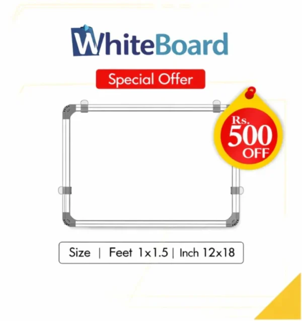 White Board 1 X 1.5 [RS][1Pc]